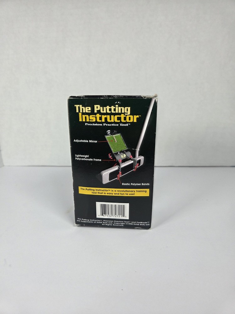 The Putting Instructor Precision Practice Tool Golf Trainer w/ Case (No Manual)