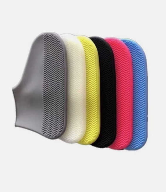 Silicone Shoe cover Outdoor Non-slip Waterproof Shoe Cover Thick Rain Boots M L