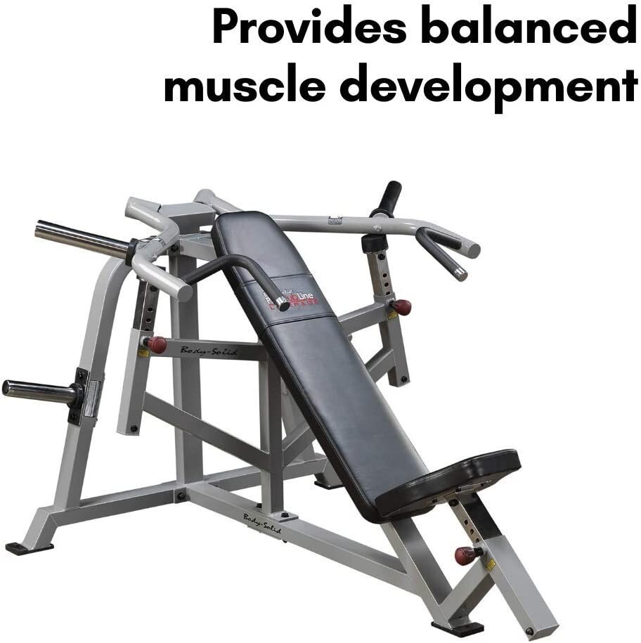 Body-Solid Leverage Incline Bench Press With Plate Holders - LVIP