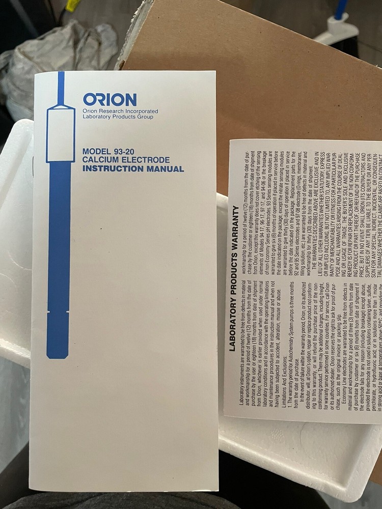 Orion Model 932000 Calcium Electrode