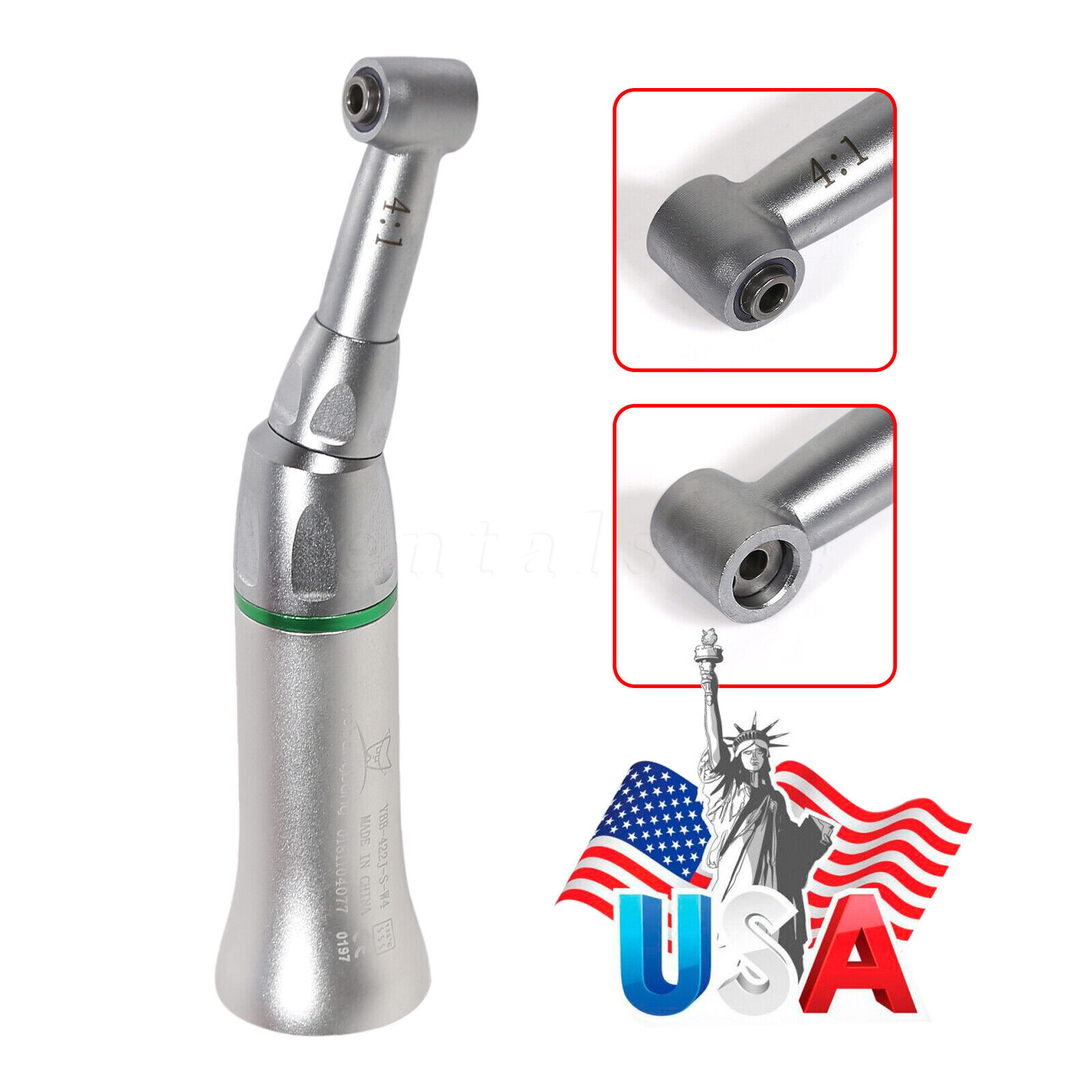 Dental Ortho Contra Angle 4:1 Contra Angle Handpiece Interproximal Strip IPR Kit