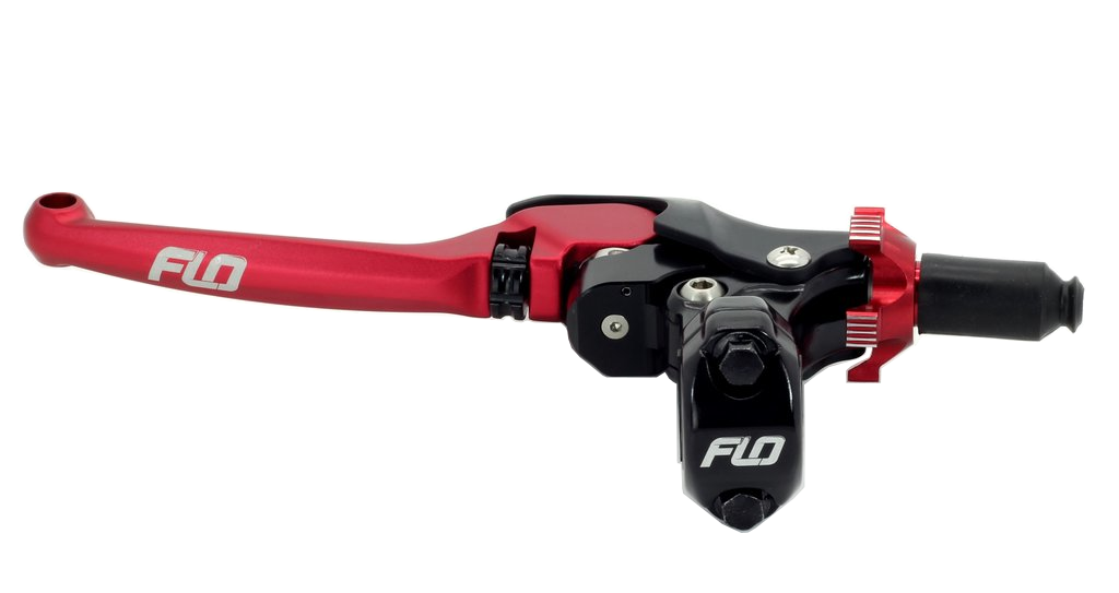 Honda Yamaha Suzuki Kawasaki Clutch lever Assembly by Flo Motorsports Red