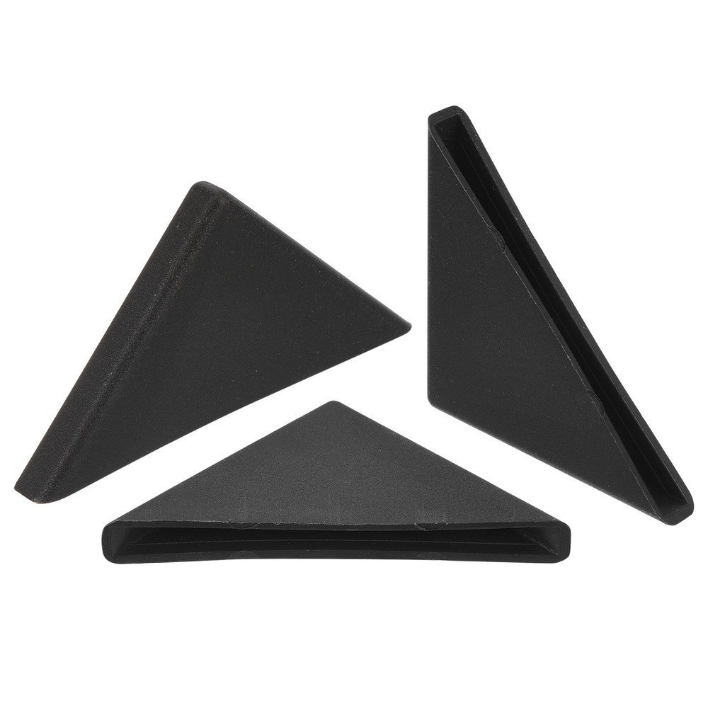 20Pcs Corner Protectors 3x50mm Plastic Right Angle Corner Guards Cushion, Black