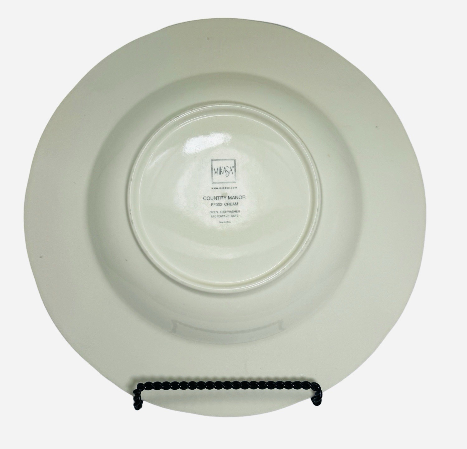 4 Mikasa Country Manor Individual Pasta Bowls 12.5” FF002 Basket Rim