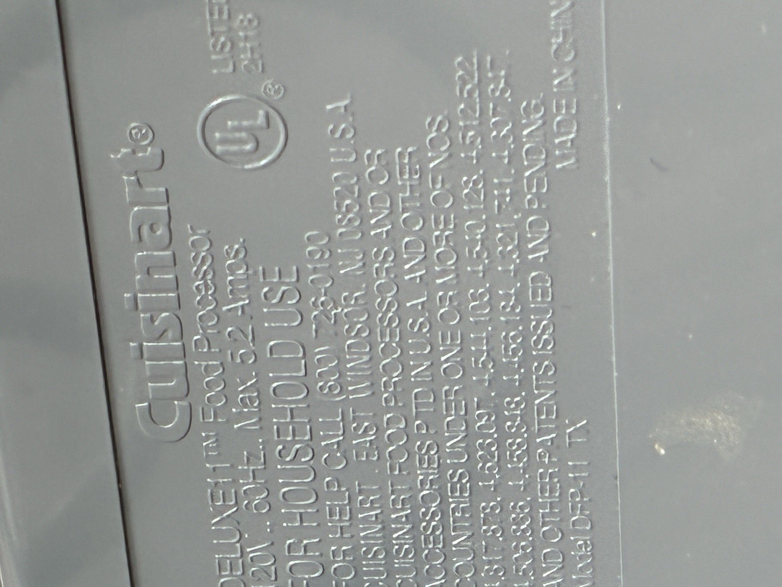 Cuisinart DELUX 11 Food Processor YELLOW Tested Working