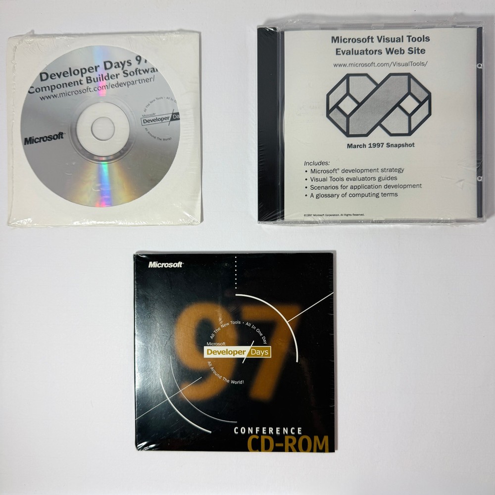 Developer Days 1997 Conference & Software CD Set Brand New Sealed