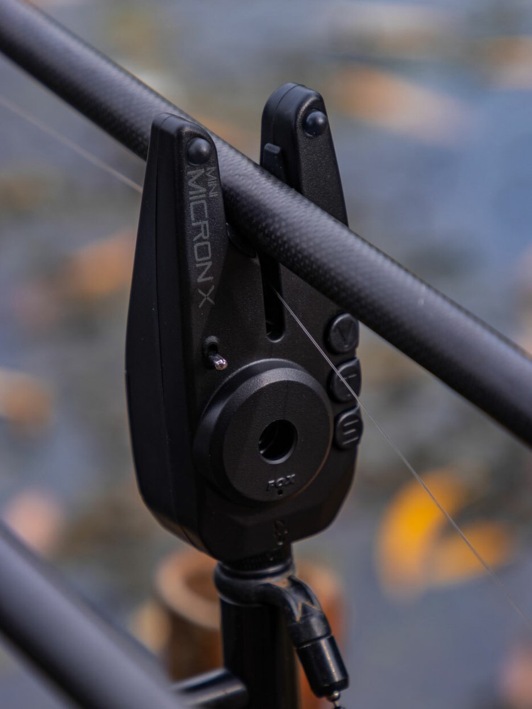Fox Mini Micron X 2 Rod Bite Alarm & Receiver Set