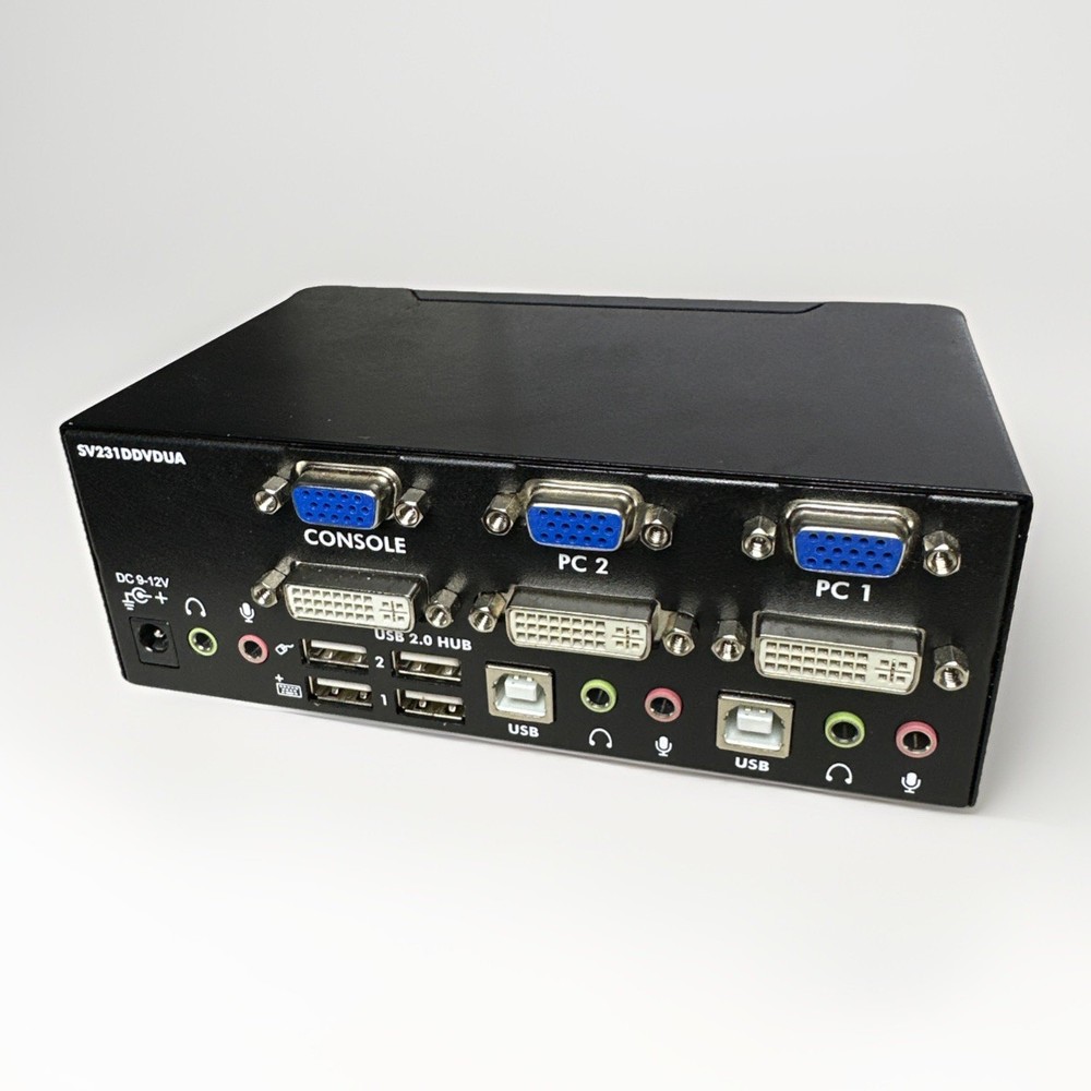 StarTech.com SV231DDVDUA 2-Ports External KVM Switch