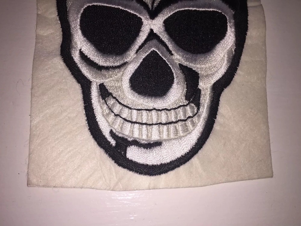 Skull Patch Biker Motircycle Jacket