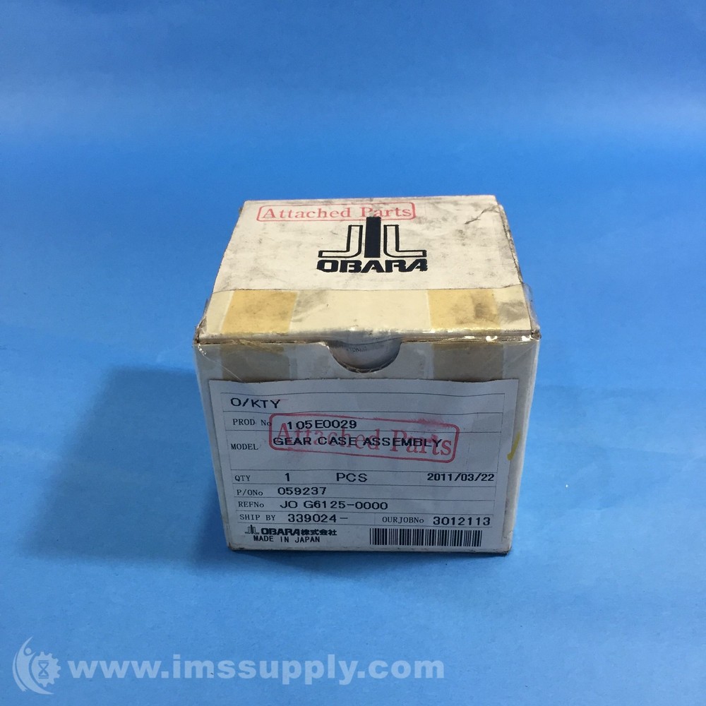 Obara 105E0029 Gear Case Assembly FNOB