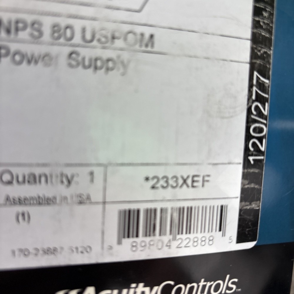 ACUITY CONTROLS SENSOR SWITCH NPS 80