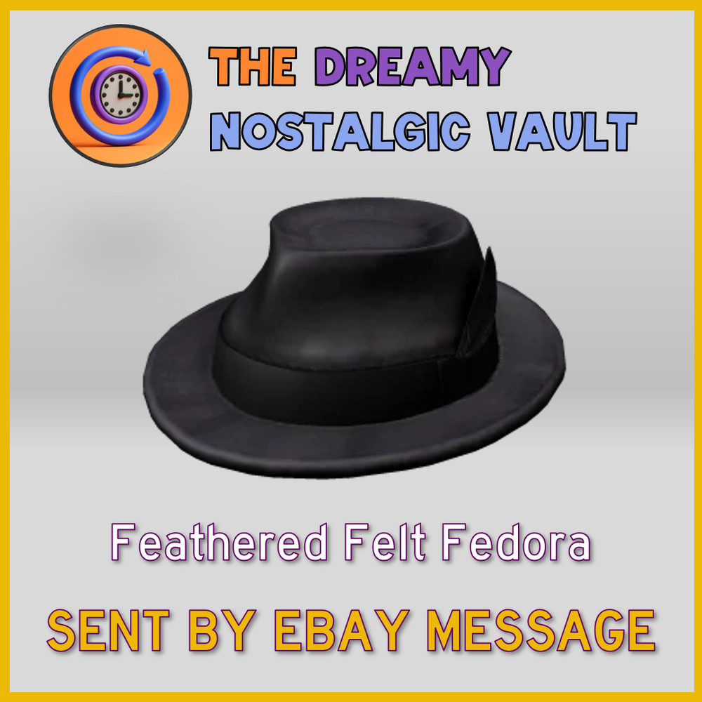 Roblox: Feathered Felt Fedora (Code Only)