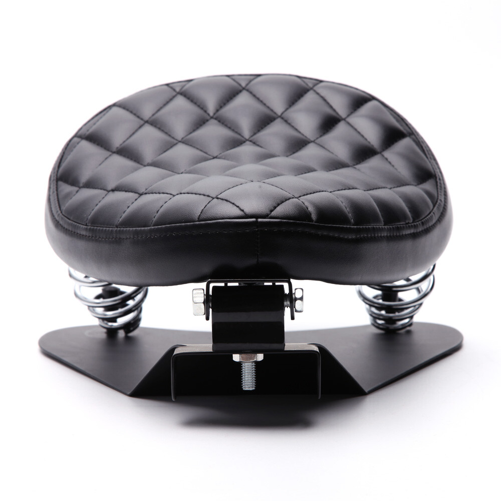 For Yamaha V-Star 250 650 950 1100 1300 Bobber Solo Seat 3" Spring Base Saddle