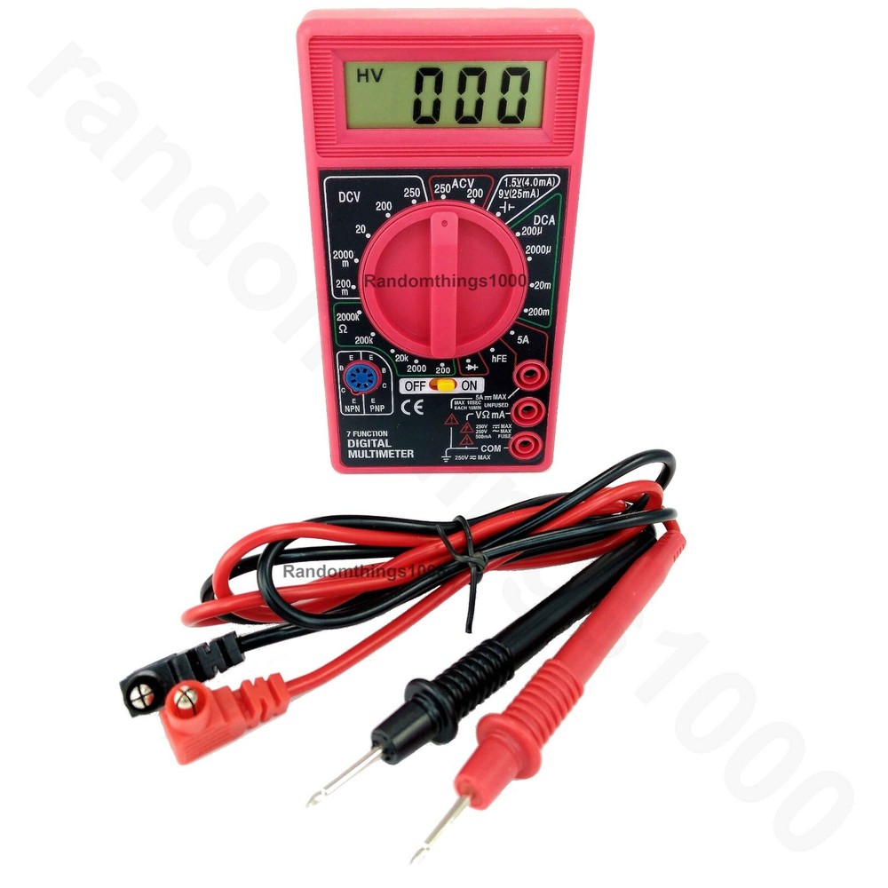 Digital Multimeter Battery Tester Voltmeter Voltage Tester OMH 7 Function Meter