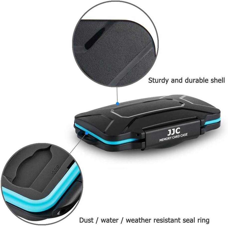 Multi-functional Memory Card Case - Waterproof - 27 Slots - USB 3.0 Card Reader