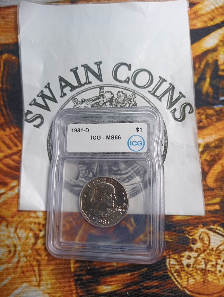 1981 D Susan B Anthony Dollar  MS66 E199
