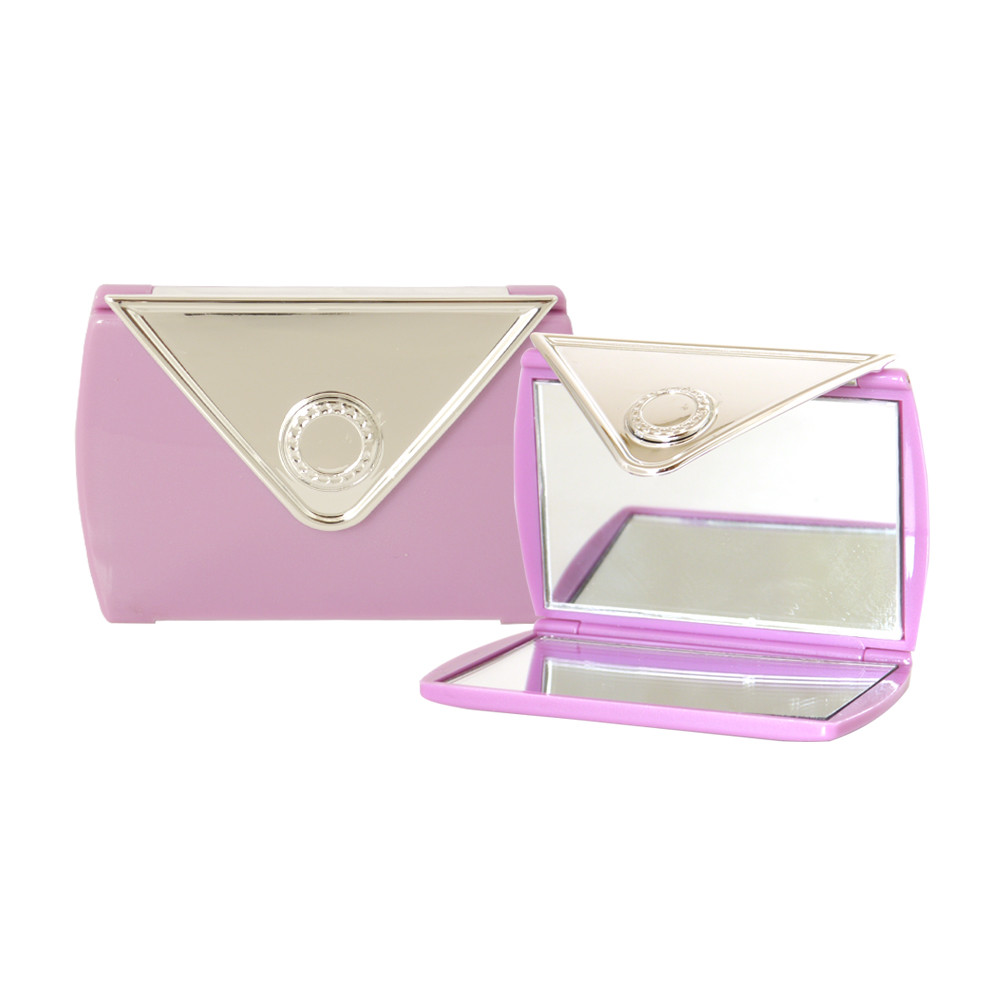 Envelope Shaped Mirror Compact (Purple)