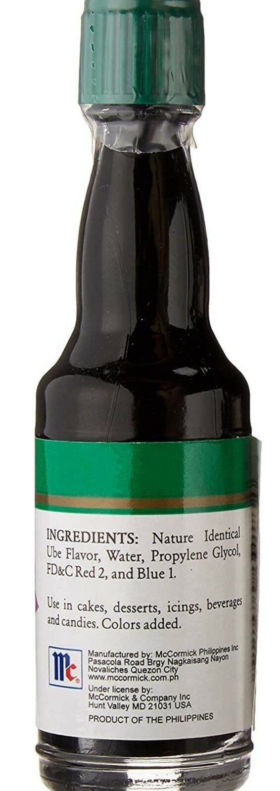 McCormick UBE Extract Flavor 4 bottes 20ml