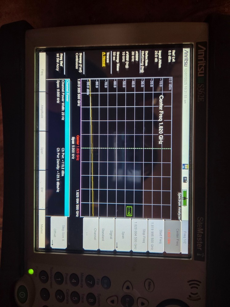 Anritsu S362E Site Master Cable & Antenna Analyzer+ Spectrum Analyzer tester