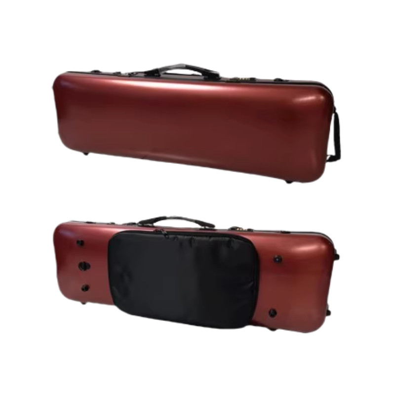 Advanced High Quality Composite PC coded lock abrazine red 4/4 violin case