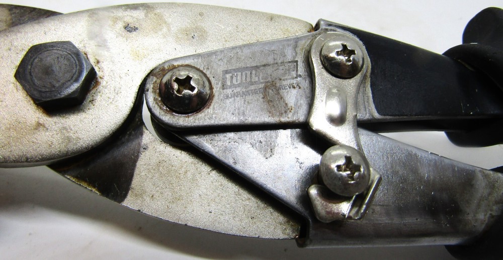 Toolbox, 11" Straight Cut Sheet Metal Snips.