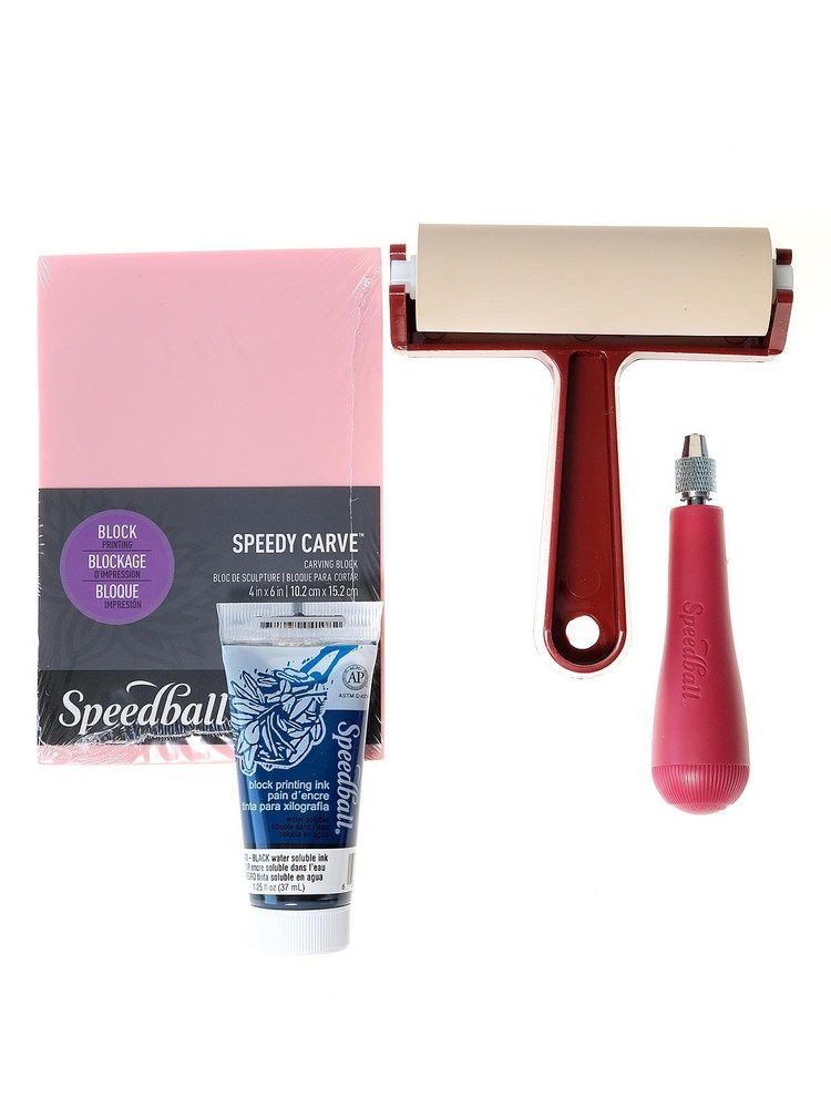Speedball Block Printing Starter Kit - kit