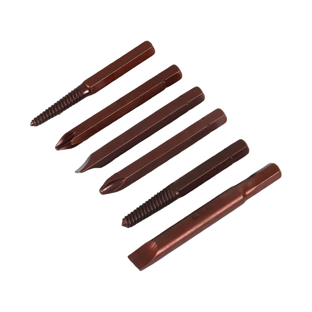 Precision Hex Impact Driver Socket Set Screw 12 ×1/2" Screwdriver Bits Phillips