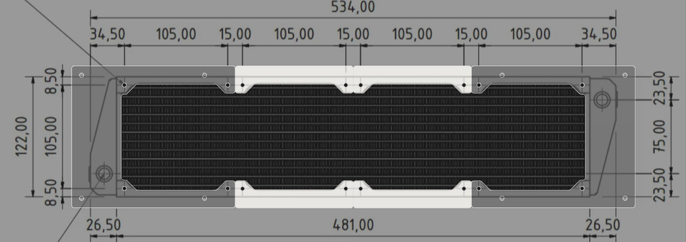Modular Radiator Adapter for PC/Server