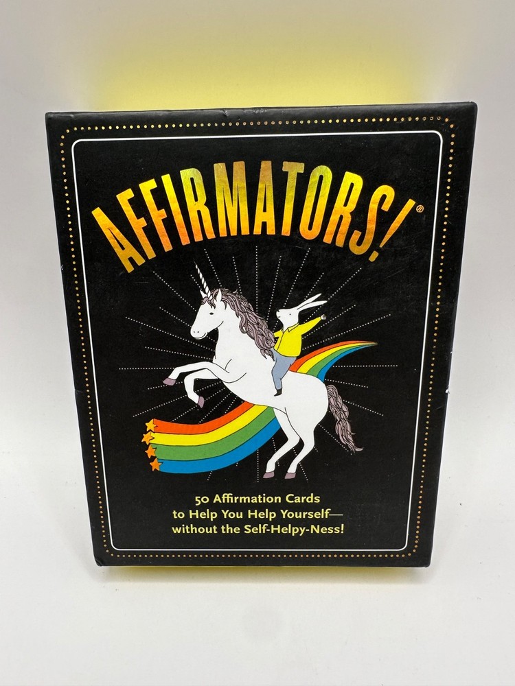 Affirmators! 50 Affirmation Cards To Help You Help Yourself COMPLETE