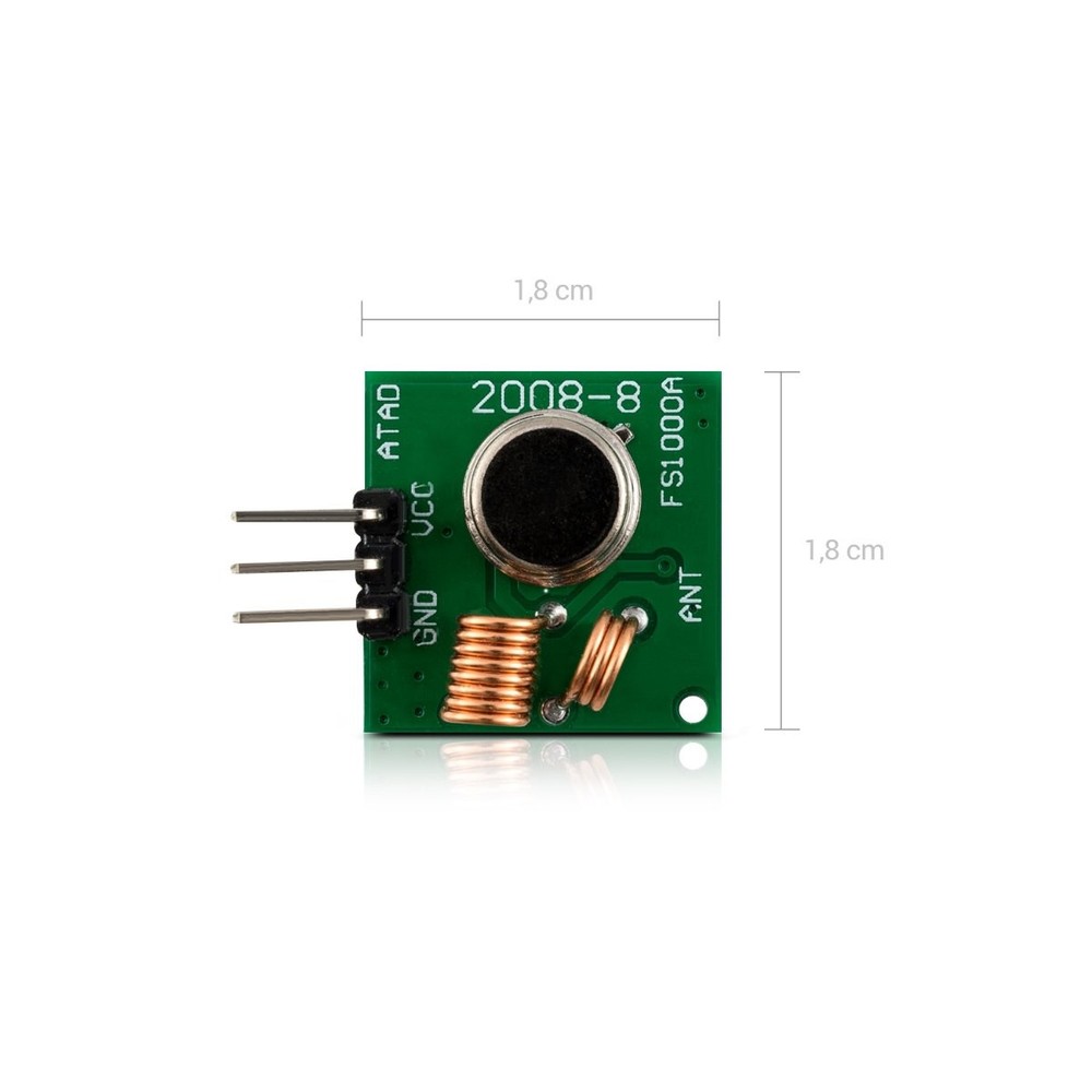 433 MHz Transmitter and Receiver Module Kit for Remote Control Raspberry Pi A...