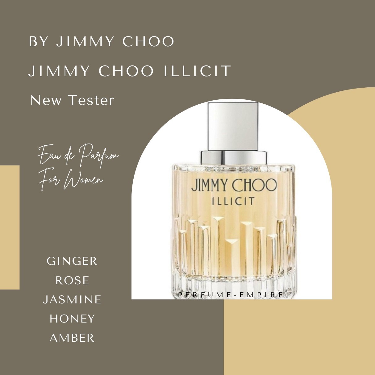 JIMMY CHOO ILLICIT by Jimmy Choo for women perfume edp 3.3 / 3.4 oz New Tester