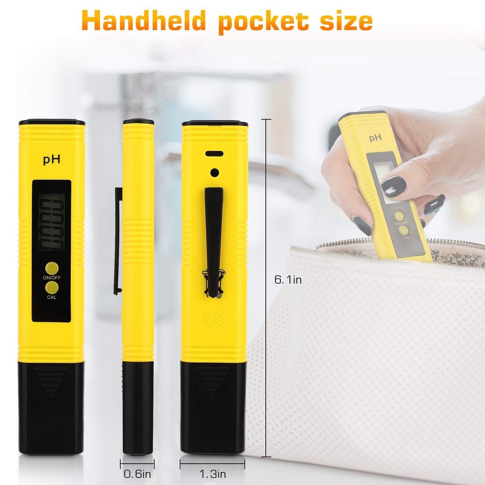Compact Multi-Purpose pH Meter – Ideal for Drinking Water, Pools & Hydroponics