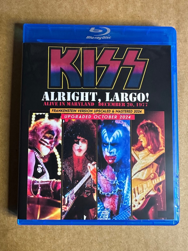 KISS - Alive in Largo 1977 Live Remastered Blu-ray Paul Stanley Ace Frehley