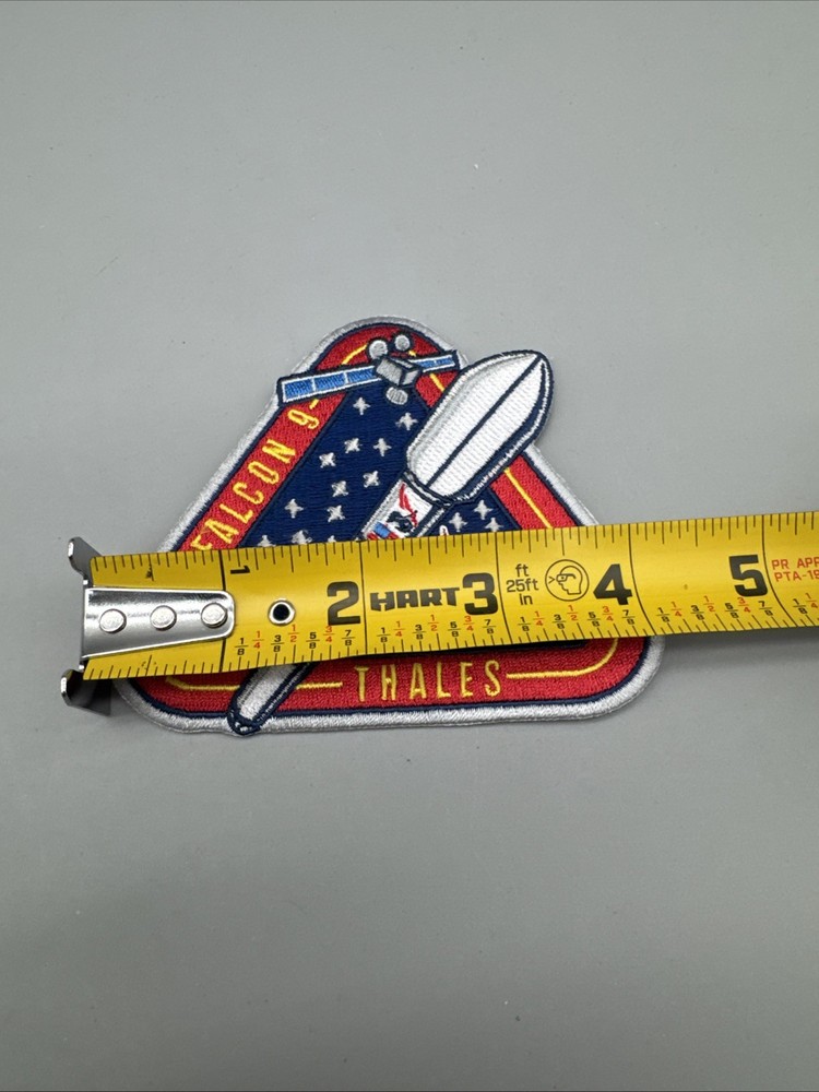 PACEX FALCON 9 THALES SPACE MISSION PATCH