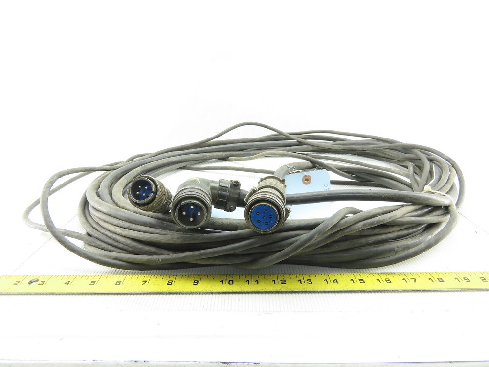 Robotic Servo Motor Main Power And Encoder Cable 3 Terminations See Info