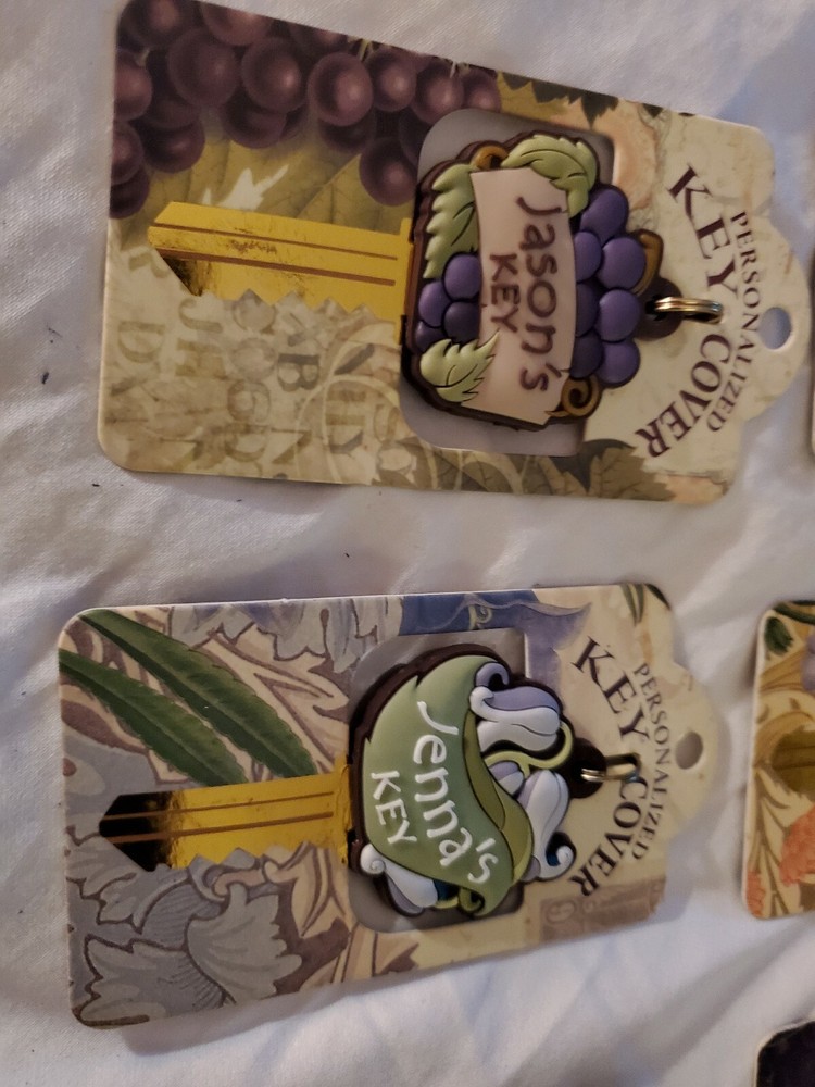 PERSONALIZED KEY COVERS NAMES THAT START WITH J