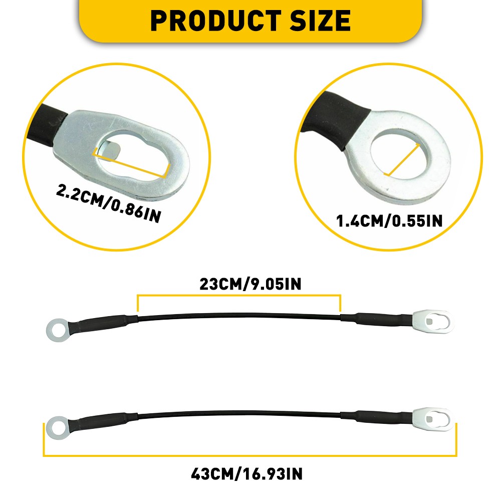 NEW Tailgate Tail Gate Cables Pair Set for 1998-2004 Nissan Frontier 904608B400
