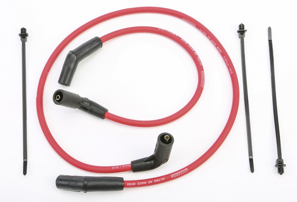 High Performance Ultra 40 Ignition Wire - Style: Caps & Wire