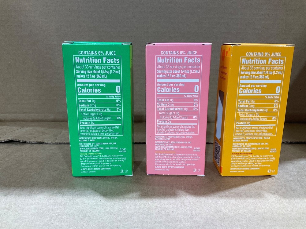 sodastream flavors