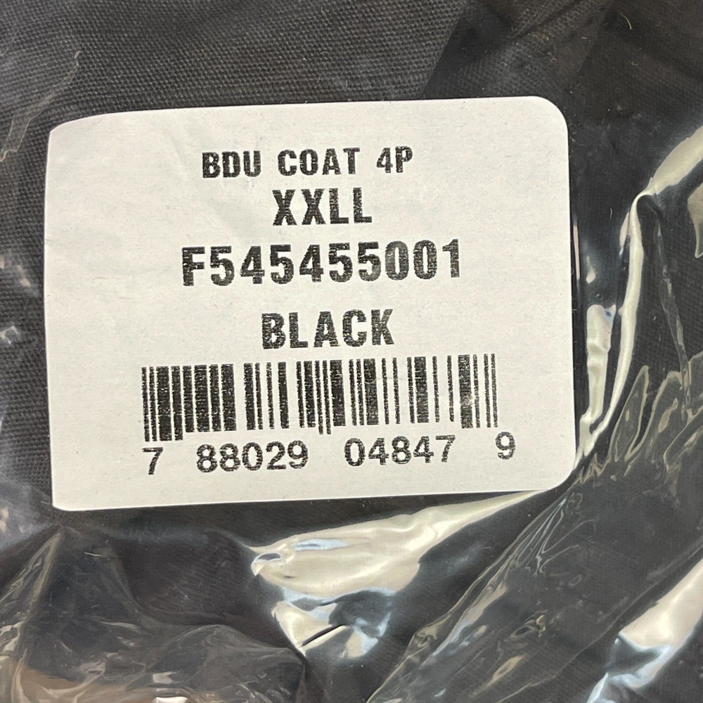 NEW BDU Propper Jacket - Black - XX-Large Long
