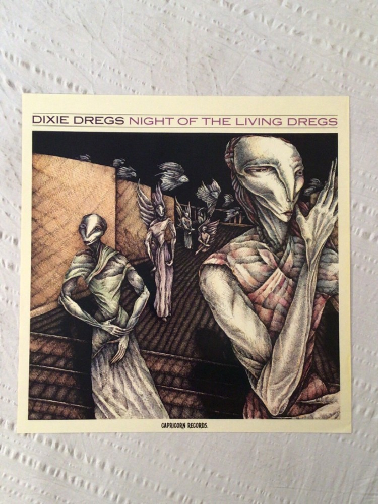 Dixie Dregs 1979 Promo Poster Night Of The Living Dregs Steve Morse