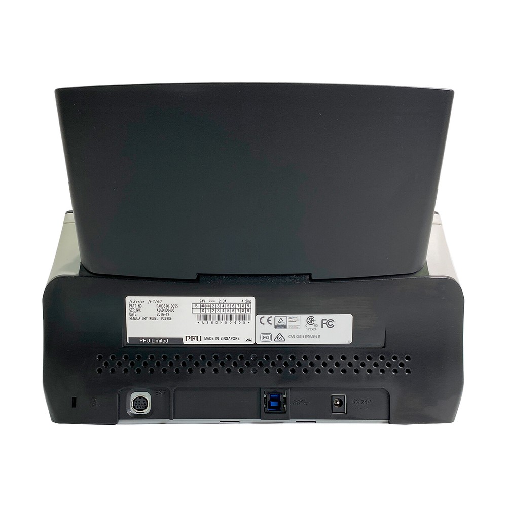 Fujitsu Fi-7160 Duplex Color SheetFed ADF Document Scanner w/COMPLETE SET