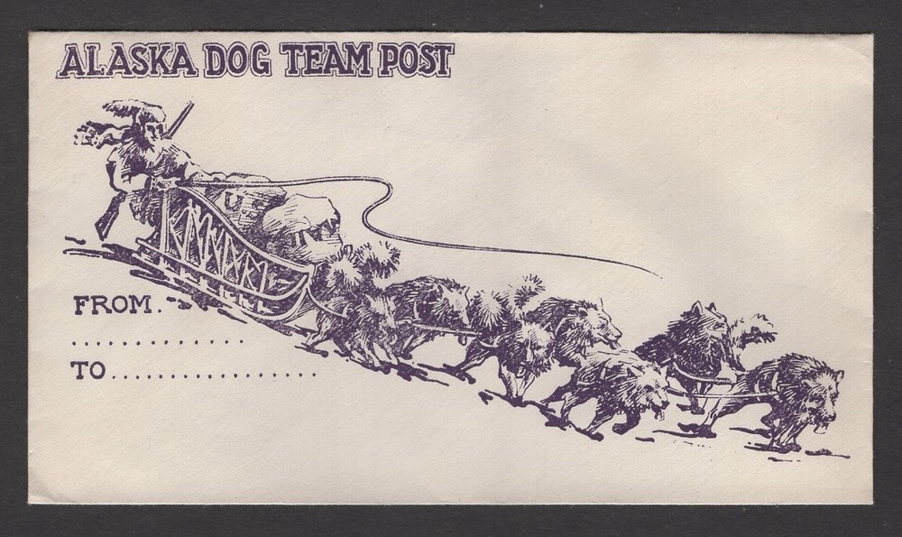 Alaska Dogteam Mail Cover