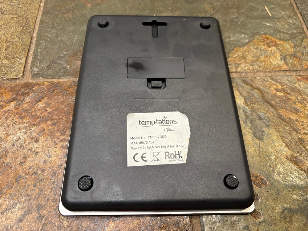 Temp-tations Classic Digital Kitchen Scale Doodle Doo Red Rooster
