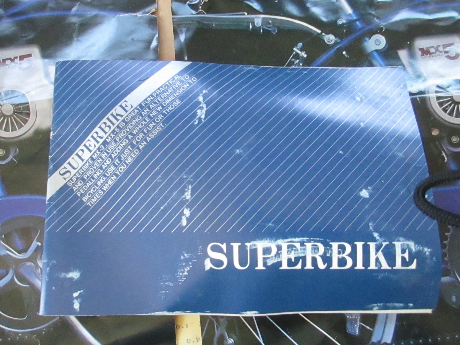 Vintage MX-5 MX5 Superbike Super Bike Bicycle Motor Model Bike 1993 BSMT