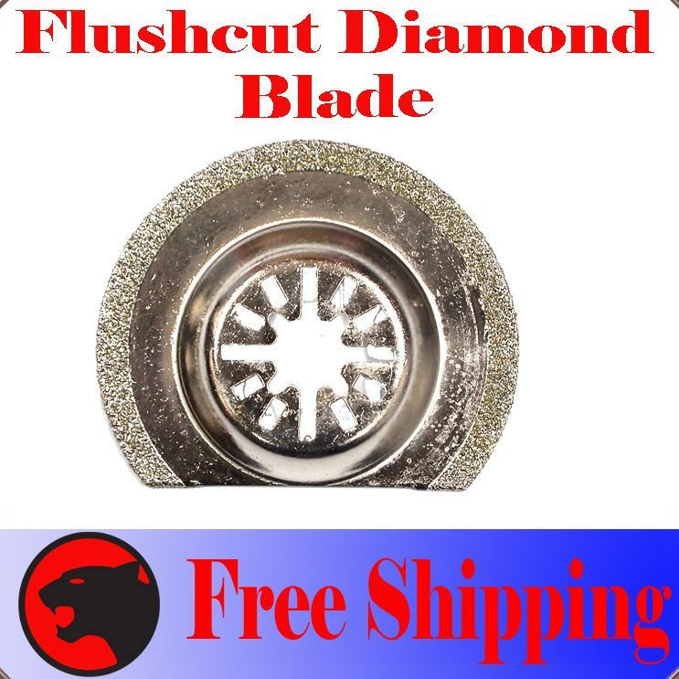 3 Diamond Cut Oscillating MultiTool Blade For Dremel Multi-max Milwaukee Chicago