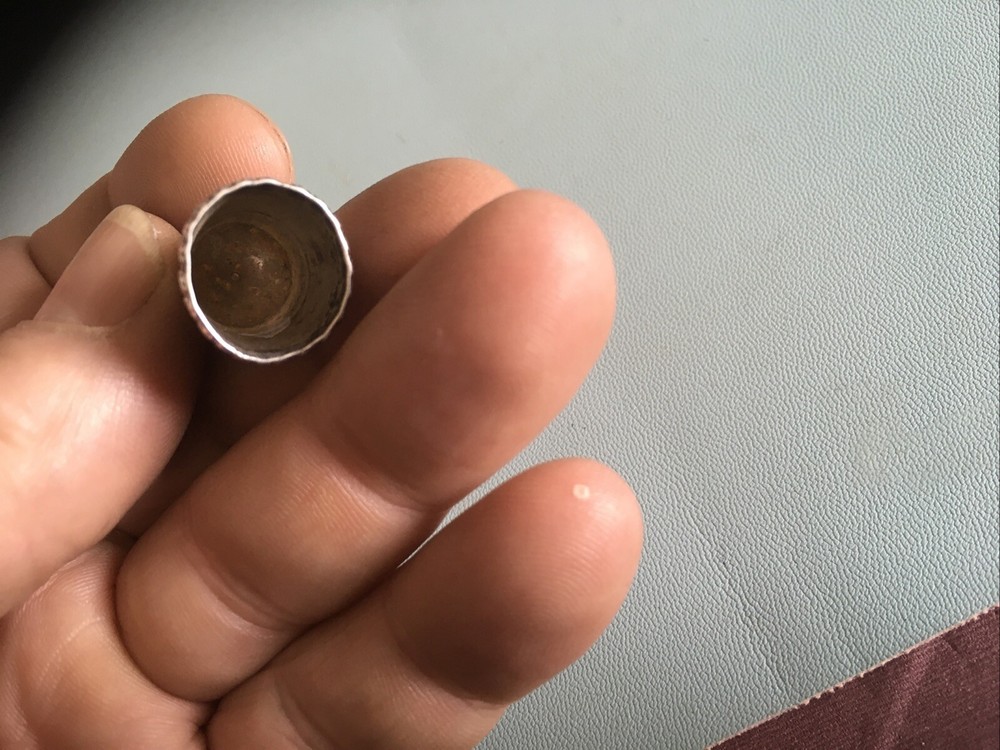 Antique Silver Thimble Dated Chester 1900