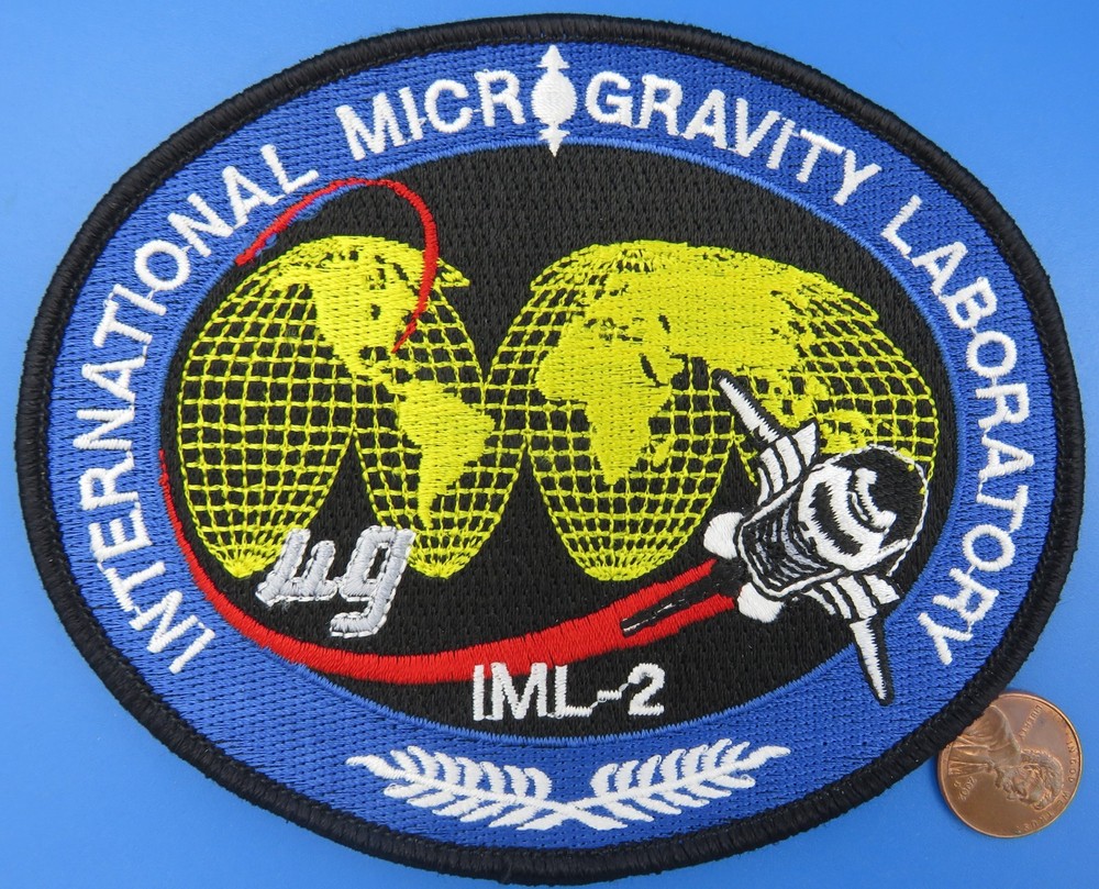 NASA PATCH IML-2 International Microgravity Laboratory STS-65 Shuttle COLUMBIA