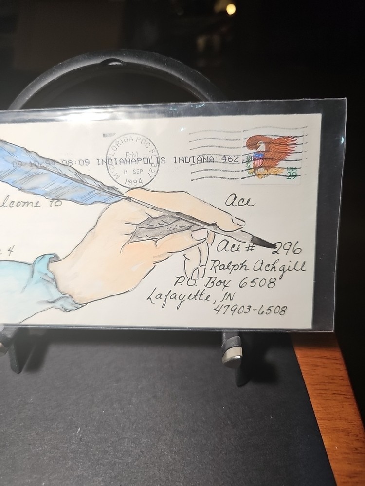 FDC SEPT 1994 ACE 4 HAND PAINT