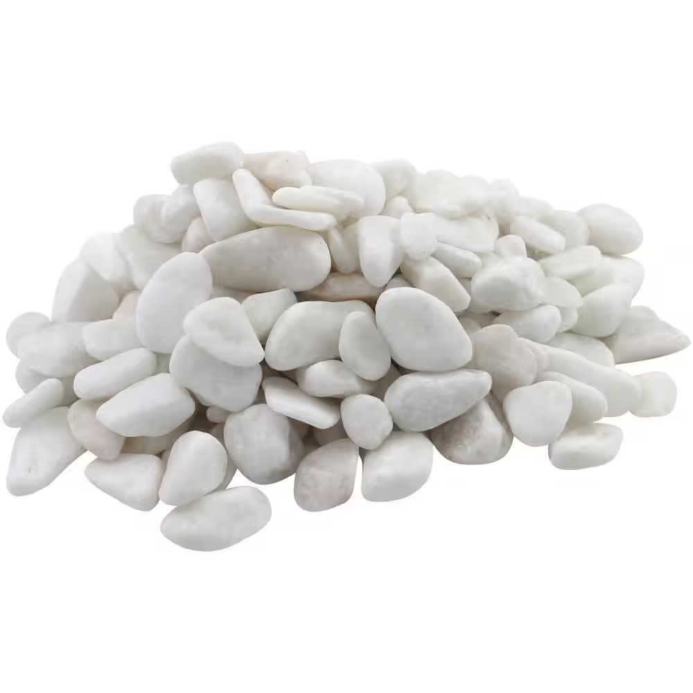 1 Cm 20 Lb. Mini Snow White Pebbles